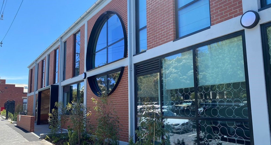 Front of building of the Academy centre in Geelong