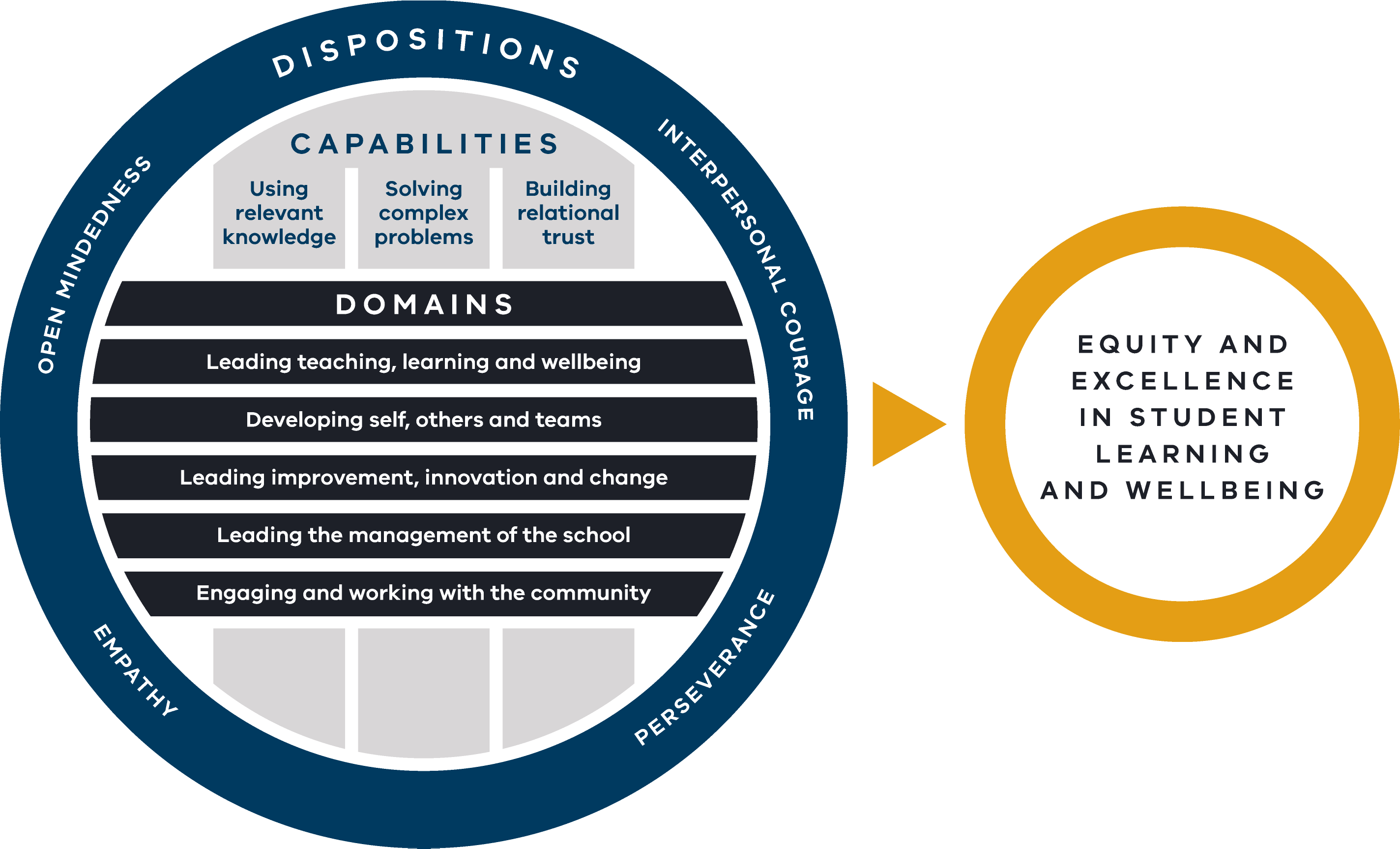 Academy Leadership Excellence Framework model