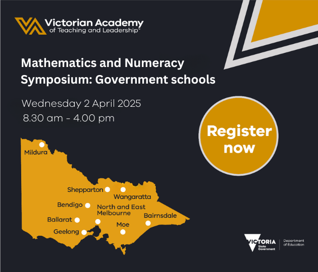 Mathematics and Numeracy Symposium: Government Schools map