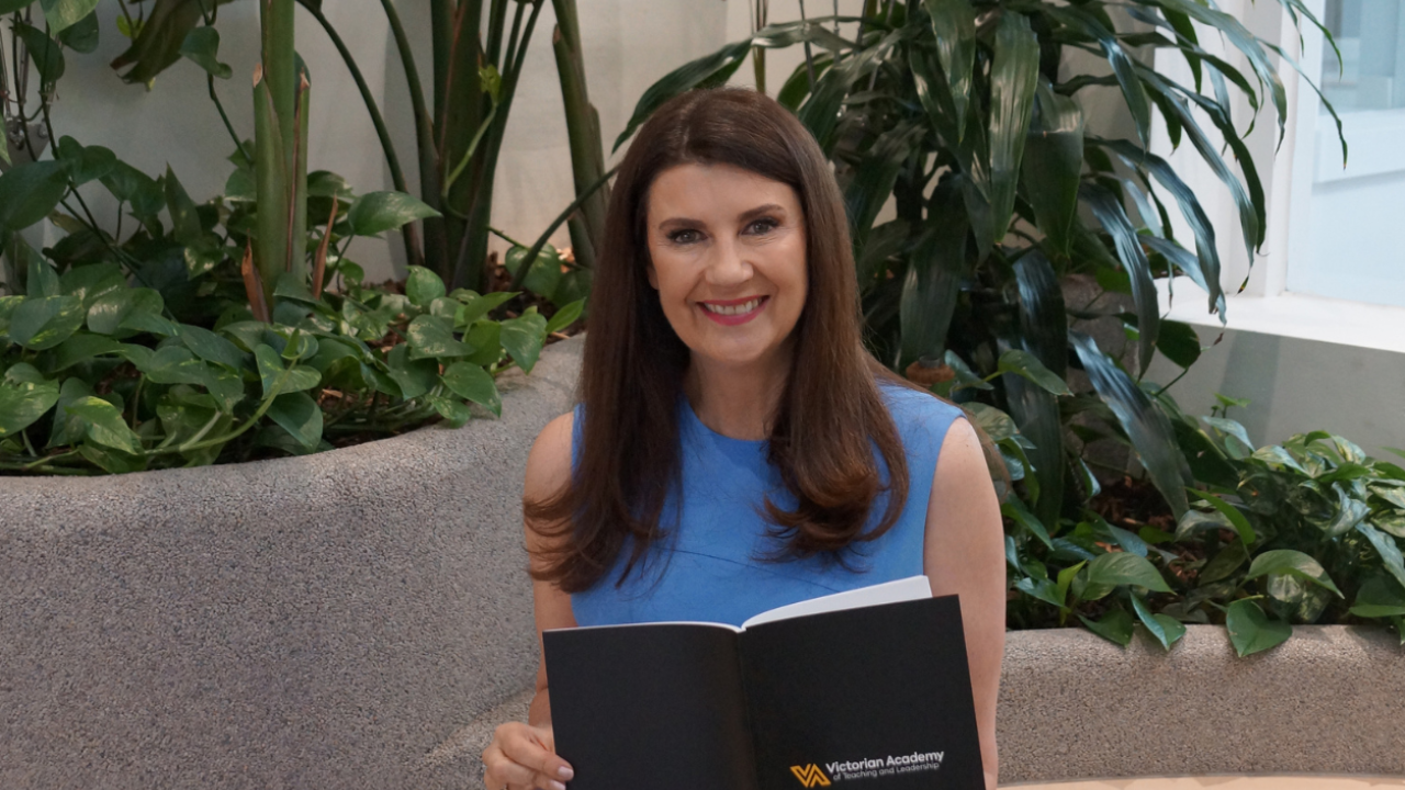Professor Lea Waters AM at the Academy of Teaching and Leadership