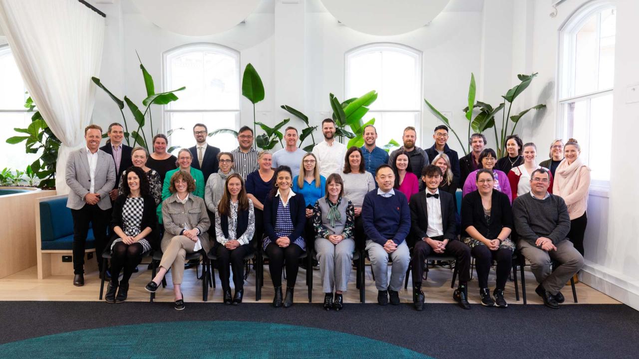 Group photo of the 2023 Teaching Innovation Fellowship fellows