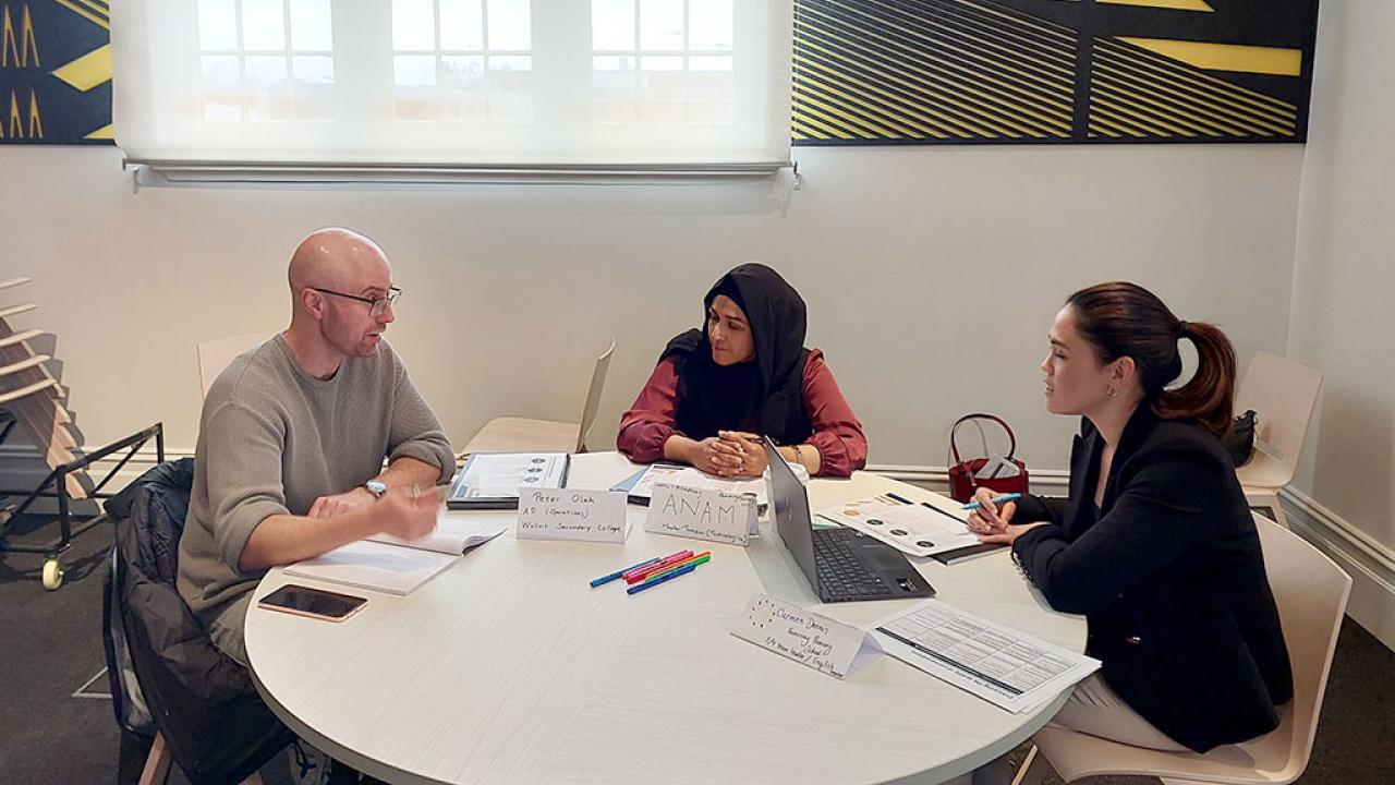 Peter Olah, Anam Javed and Carmen Dennis