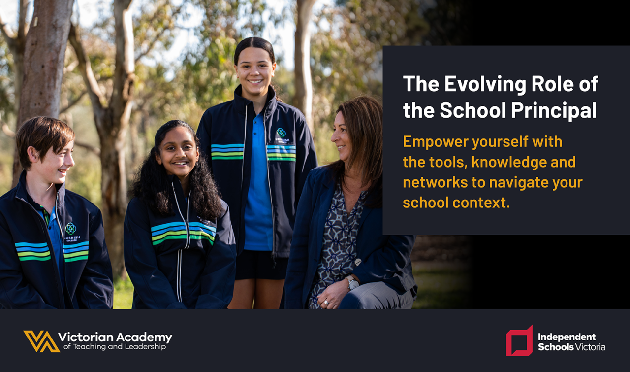Independent Schools Victoria Principals Conference banner