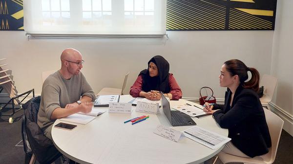 Peter Olah, Anam Javed and Carmen Dennis