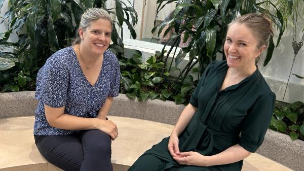 Emma Perrett and Tara Quenault