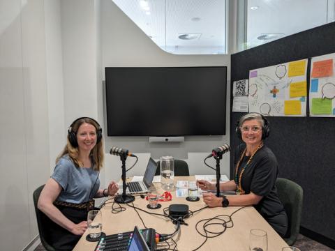 Emma Moore interviewing Dr Sarah Buckley on mathematics