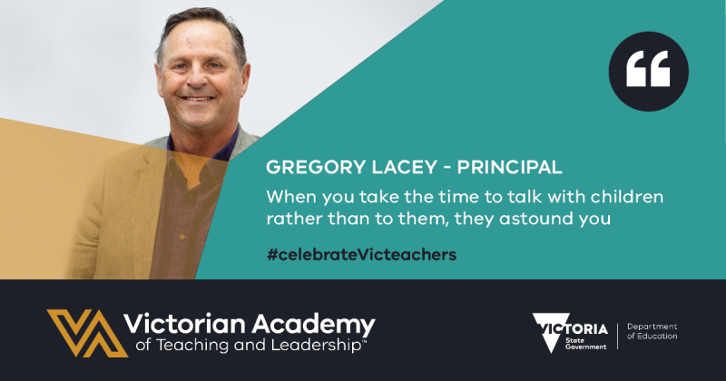 Victorian Academy of Teaching and Leadership Visibility toolkit digital asset featuring Gregory Lacey