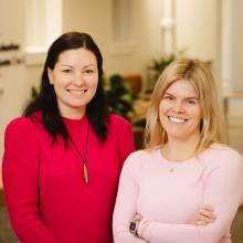 Teaching Innovation Fellowship fellows Birra Li Ward and Sarah Edwards from Frankston High School