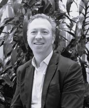 Headshot of Jim Moran - black and white