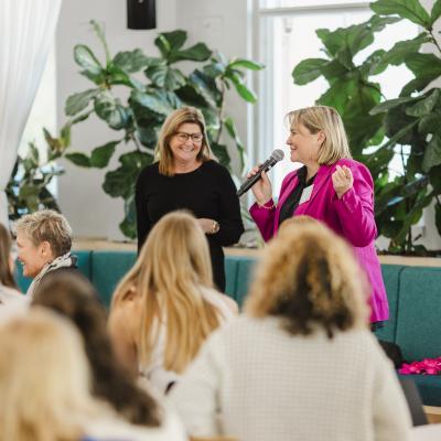 School principals presenting workshop