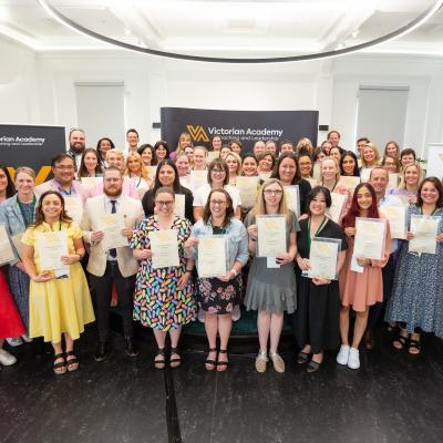 Group photo of the 2022 graduates of the Teaching Excellence Program 