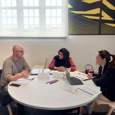 Peter Olah, Anam Javed and Carmen Dennis