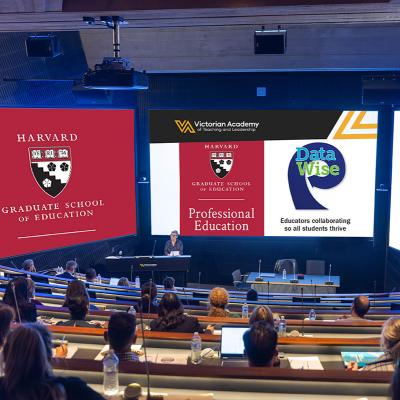 Harvard Datawise lecture session in theatre 