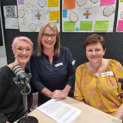 Cathy Buchanan-Hagen, Carol Hodgson and Melissa Pavey