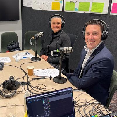 Greg Lacey is joined by principal Andrew Schneider and paediatrician Vanessa Gabriel