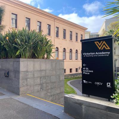 Exterior of the Victorian Academy of Teaching and Leadership, 41 St Andrews East Melbourne location
